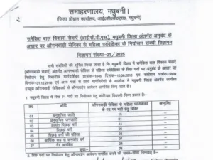 ICDS Bihar Recruitment 2025