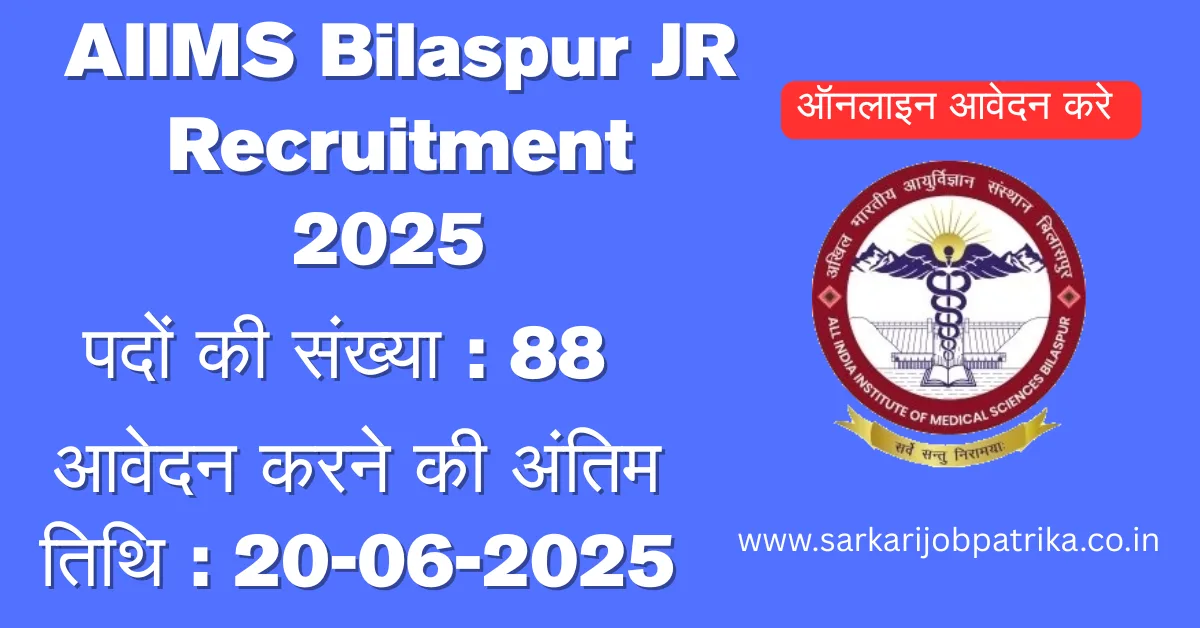 AIIMS Bilaspur JR Recruitment 2025