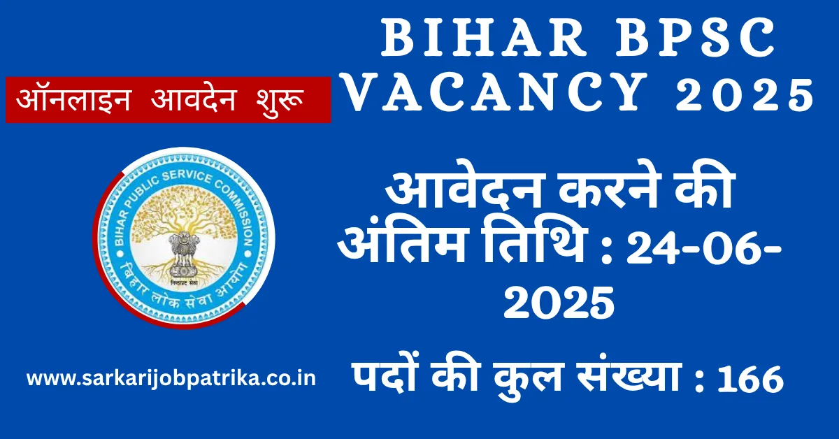 Bihar BPSC Vacancy 2025
